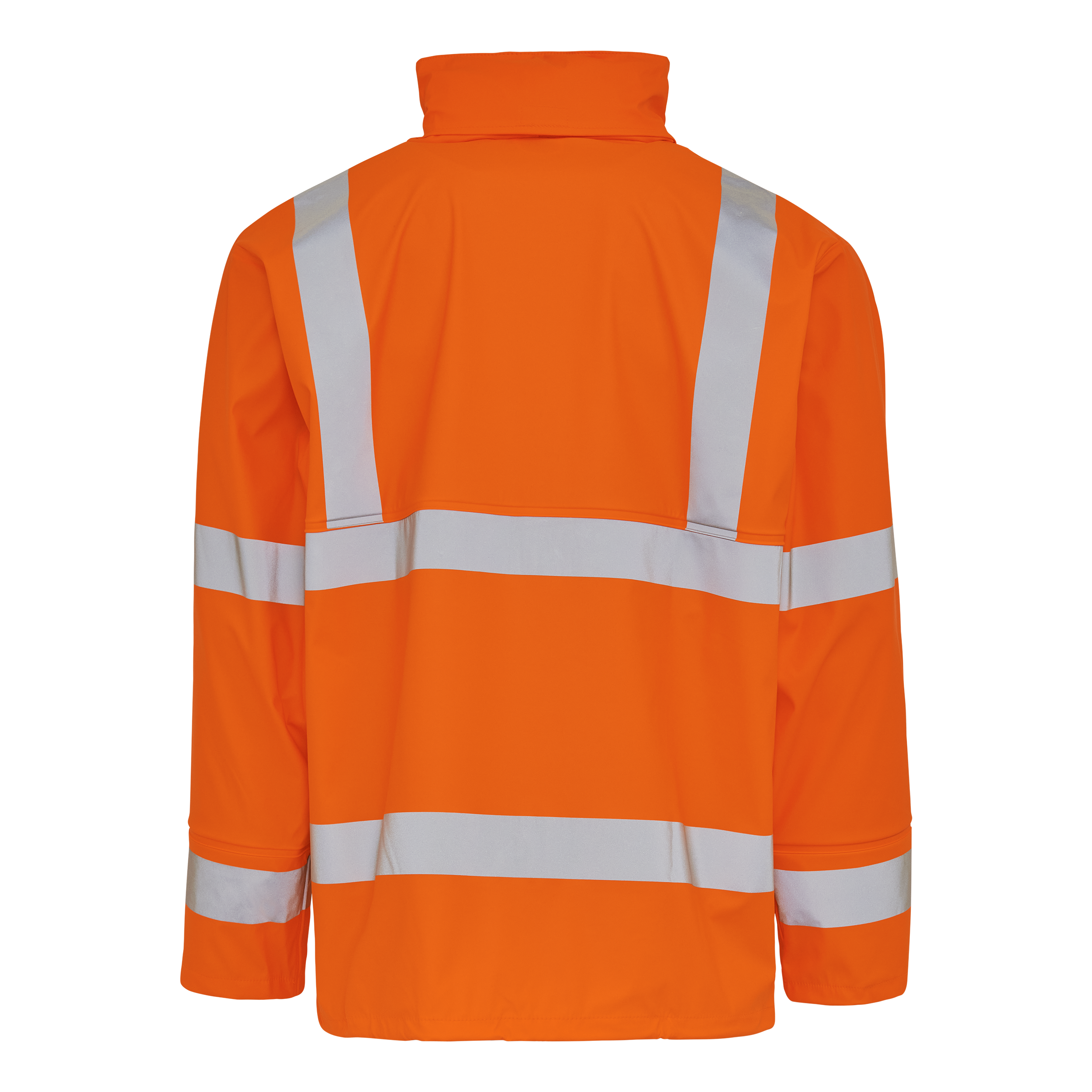 Dry Zone Visible PU Regnjakke Hi-Vis med refleksstriber - Billede 2